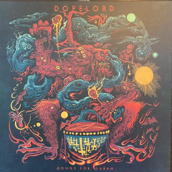 Dopelord- Songs For Satan - Blue & Black Marble Vinyl 1