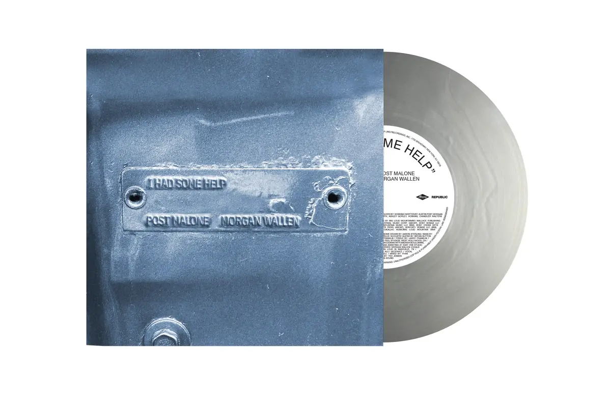 Post Malone- I Had Some Help (Platinum Colored 7") 1
