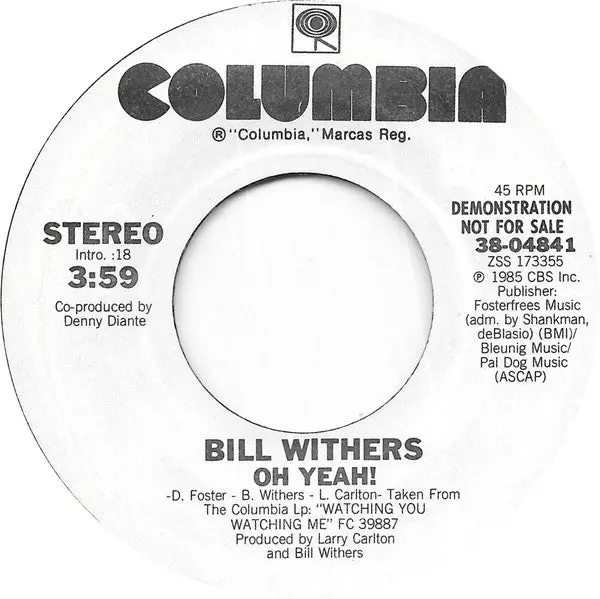 Bill Withers- Oh Yeah! 1