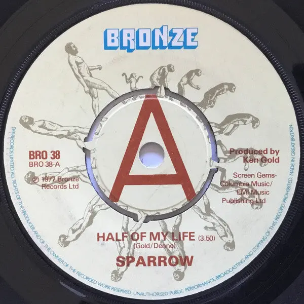 Sparrow- Half Of My Life (Uk Press) 1