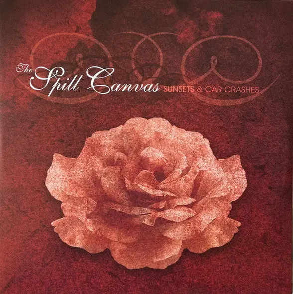 Spill Canvas- Sunsets & Car Crashes (Pink/Maroon Split Vinyl; Ltd. To 200)(Sealed) 1