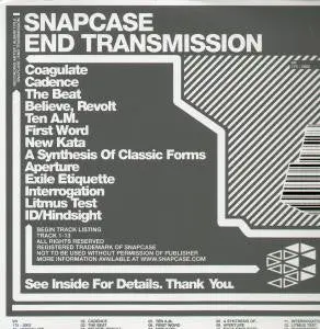 Snapcase- End Transmission (Clear Vinyl Lp W/ White Label 7") 1