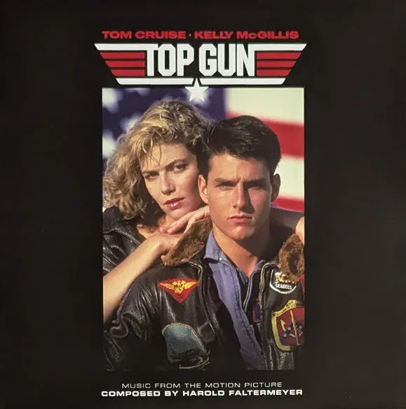 Top Gun Soundtrack ("America" Swirl Vinyl)(Top Seam Split)(Sealed) 1