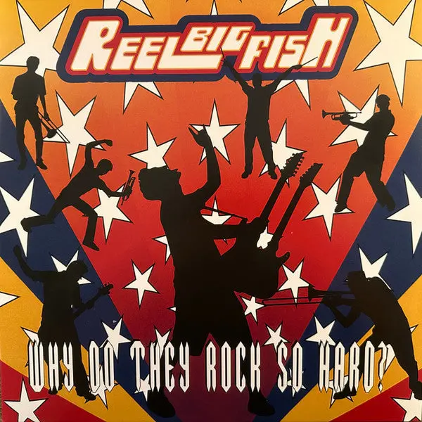 Reel Big Fish- Why Do They Rock So Hard? (Clear W/ Yellow/Blue/White/Red/Black Splatter Vinyl)(Sleeve Dinged) 1