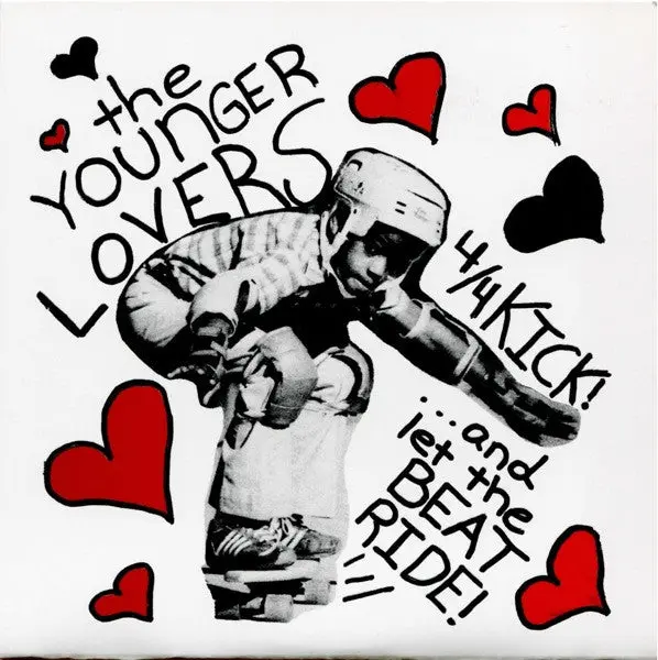 Younger Lovers- 4/4 Kick / Let The Beat Ride (Clear 7") 1