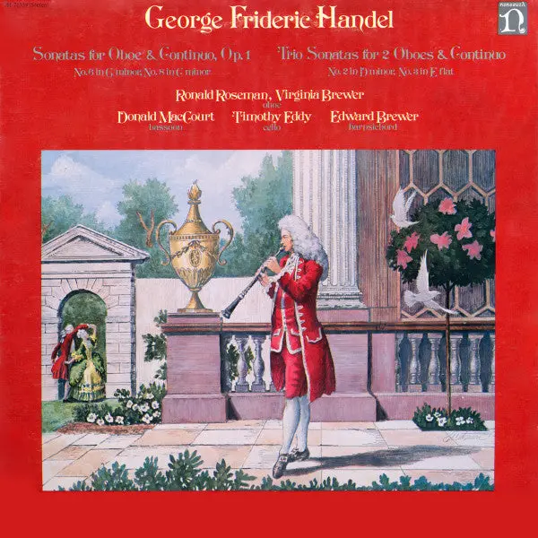 Handel- Sonatas For Oboe & Continuo, Op. 1/Trio Sonatas For 2 Oboes & Continuo (Ronald Roseman/Virginia Brewer, Oboe) 1