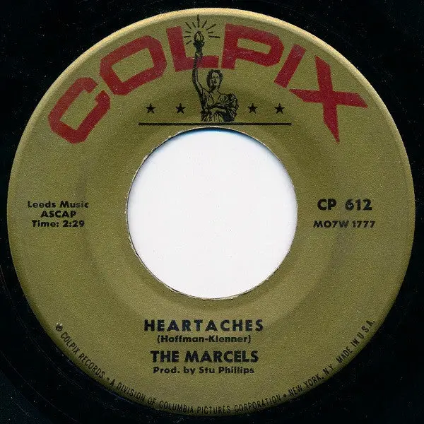 The Marcels- Heartaches / My Love For You 1