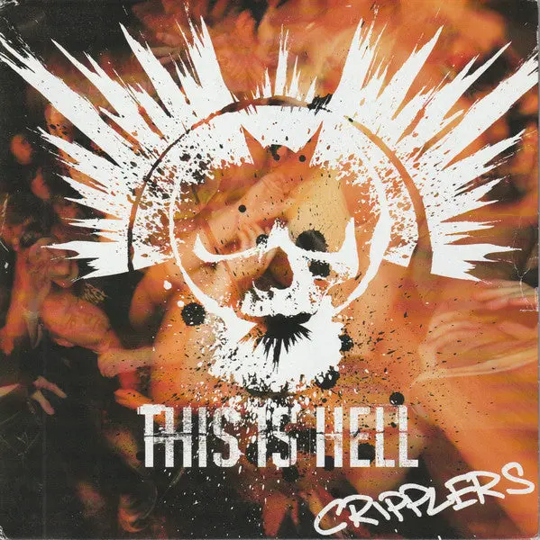 This Is Hell- Cripplers (Black/White Swirl 7") 1