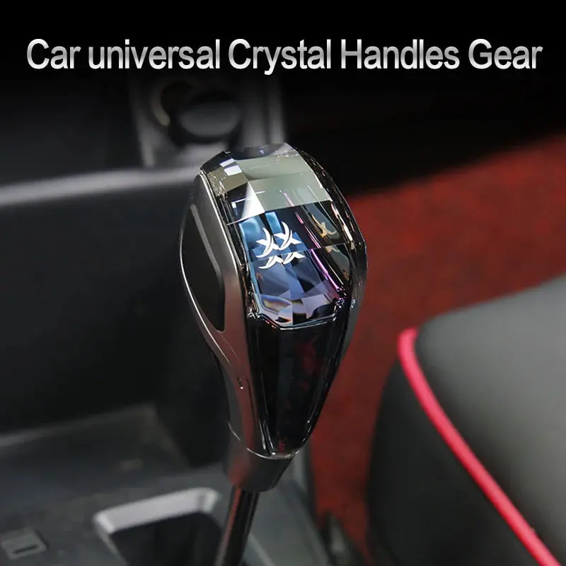 Universal Crystal Gear Shift Knob (Custom Logo Compatible) 1