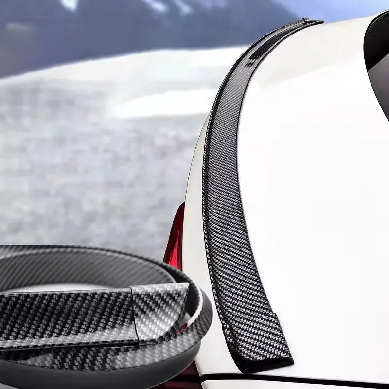 Universal Gloss Black Carbon Fiber Rear Spoiler (1.5M) 1