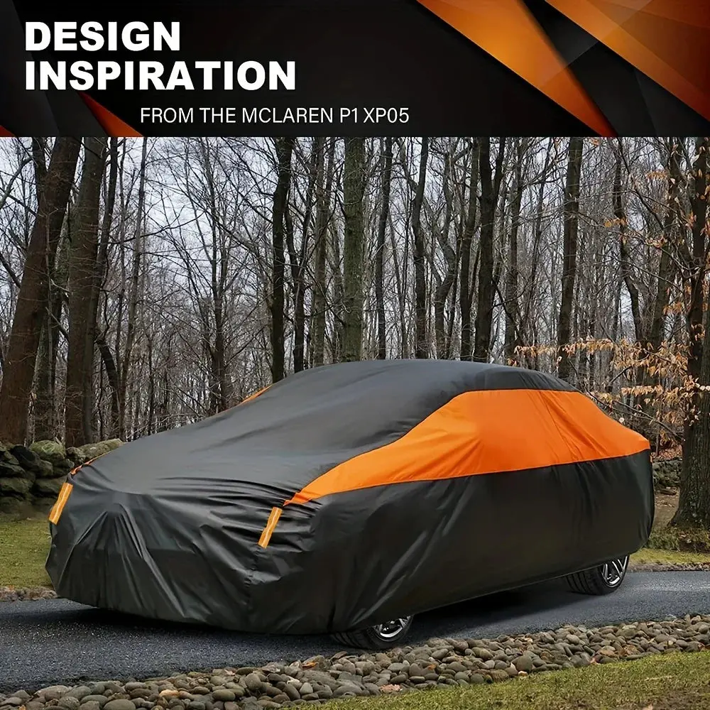 Outdoor Waterproof Car Cover (190T Universal Fit) 1