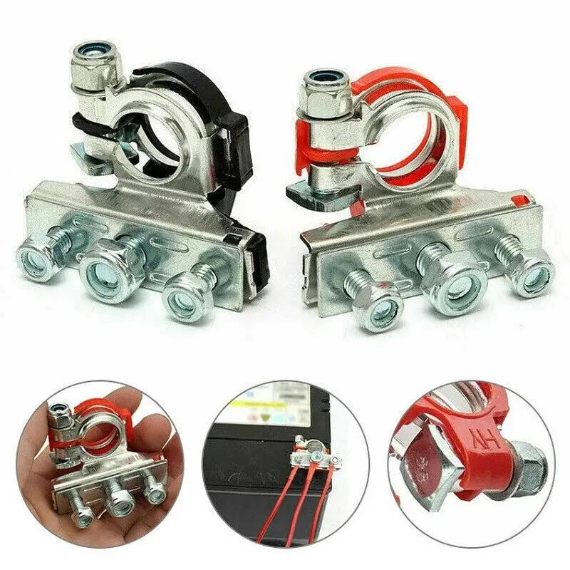 12V/24V Heavy-Duty Battery Terminals (1 Pair – Top Post) 1