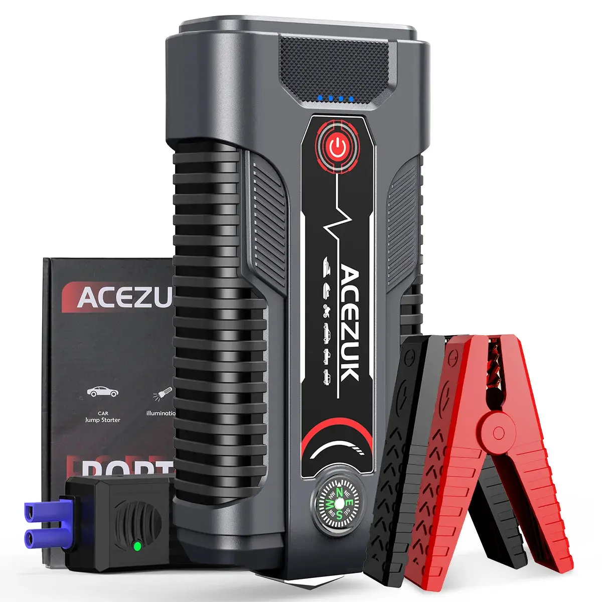 12V Portable Car Jump Starter &Amp; Battery Booster 1