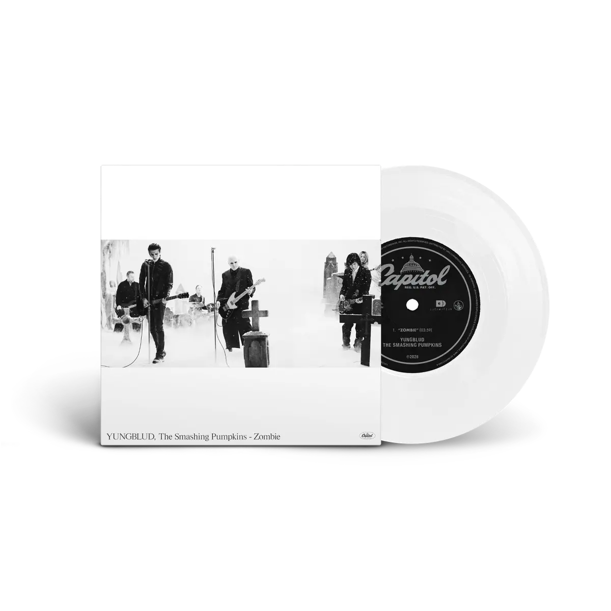 Yungblud/The Smashing Pumpkins- Zombie [White 7" Single] 1