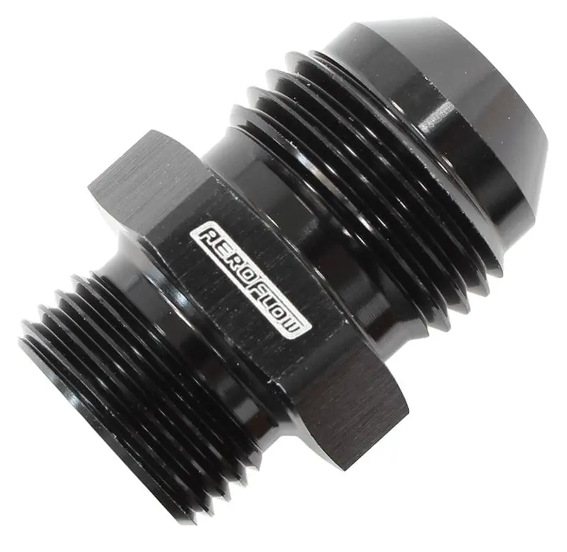 1/4" Bspp To -6An Straight Adapter – Black Anodized (Af750-06Blk) 1