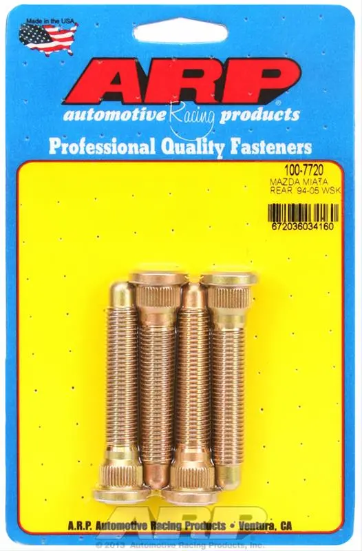 Arp Wheel Stud Kit – Chrome-Moly Steel Lug Studs For Enhanced Wheel Security (100-7720) 1