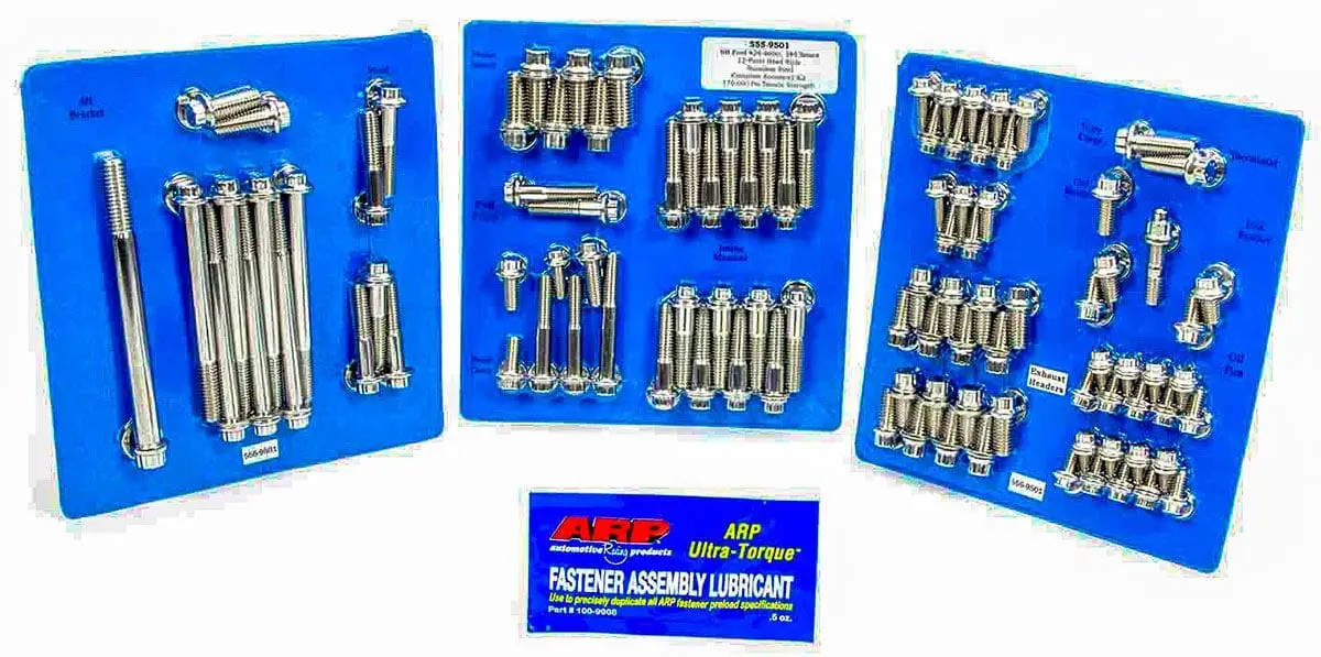 Ar555-9501 Stainless Steel 12-Point Engine Accessory Bolt Kit 1