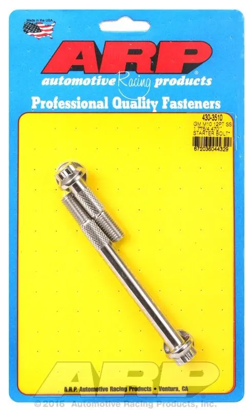 Stainless Steel Starter Motor Bolt Kit – 12-Point Hex Head (Ar430-3510) 1