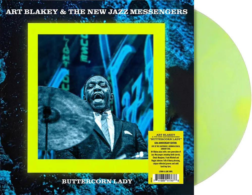 Art Blakey & The New Jazz Messengers- Buttercorn Lady: Live At The Lighthouse, Hermosa Beach, 1966 (Rsd Essential Lemon & Lime Vinyl) (Preorder) 1