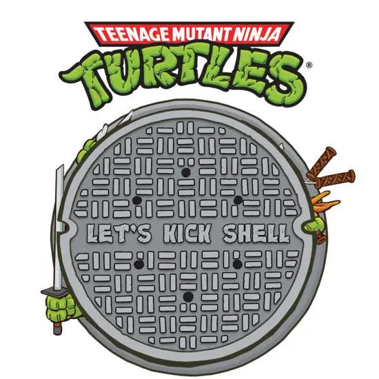 Teenage Mutant Ninja Turtles Let's Kick Shell! (Black Ice W/ Neon Green Splatter Vinyl) 1