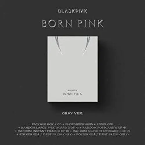 Blackpink- Born Pink (Standard Cd Boxset Version C / Gray) 1