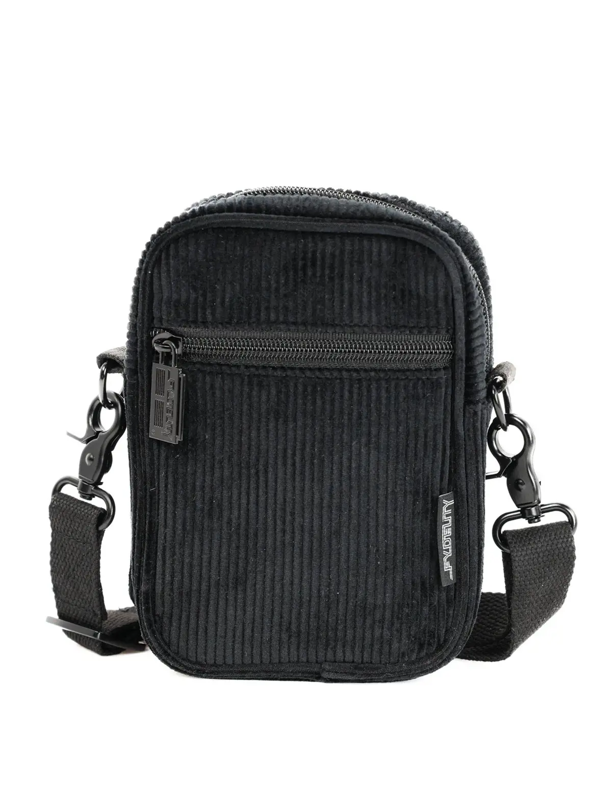 Fydelity Small Crossbody Shoulder Bag - Cord Black 1