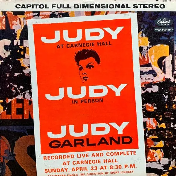 Judy Garland- In Person At Carnegie Hall (Sealed Early Pressing) 1