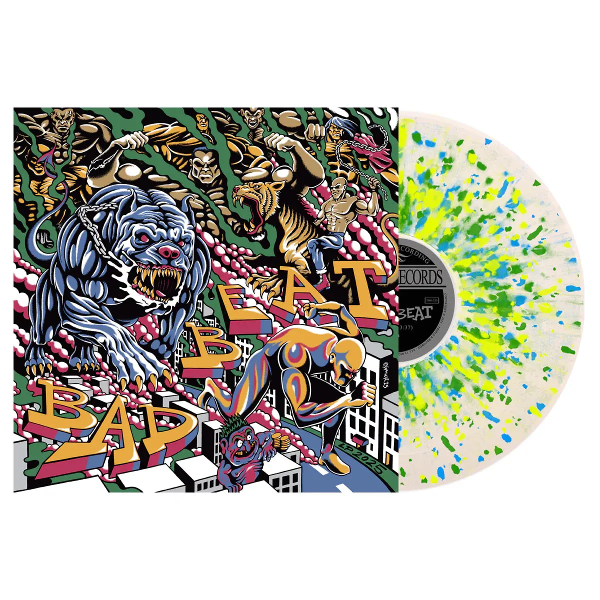 Bad Beat- Lp 2025 (Ultra Clear W/Golden Yellow, Royal Blue, Dark Green Splatter Vinyl) 1