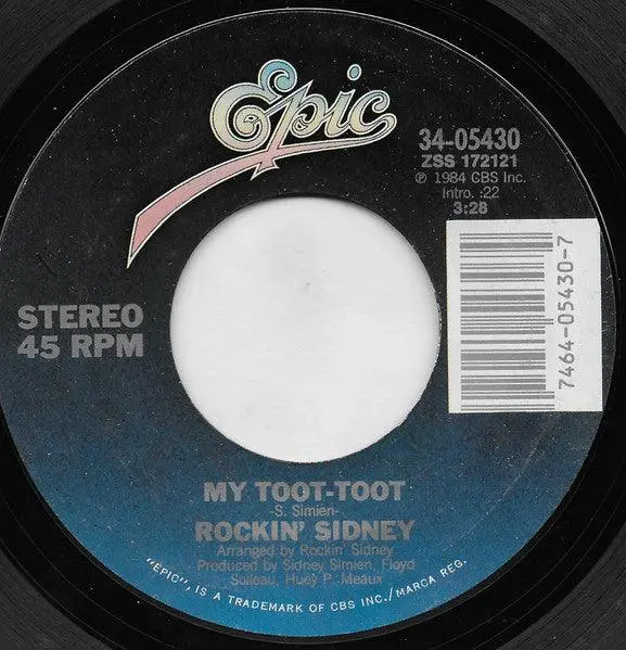 Rockin' Sidney- My Toot-Toot / Jalapeno Lena 1