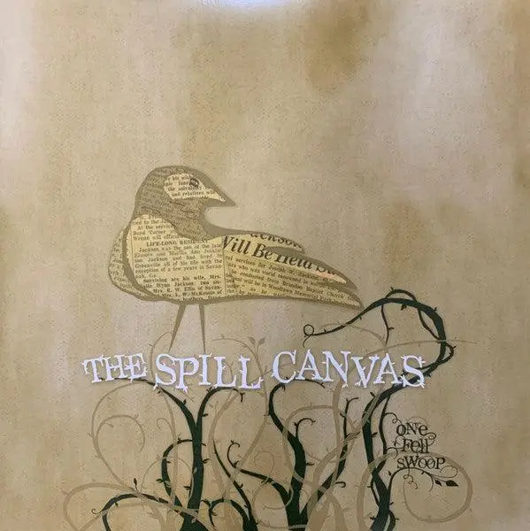 Spill Canvas- One Fell Swoop (Milky Clear, Vine Green, & Gold Twist Vinyl; Ltd. To 150)(Sealed; Partially Unsealed, Top Left Corner) 1