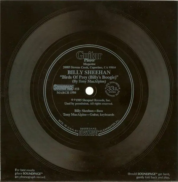 Billy Sheehan / Steve Morse- Untitled (Flexi 7") 1