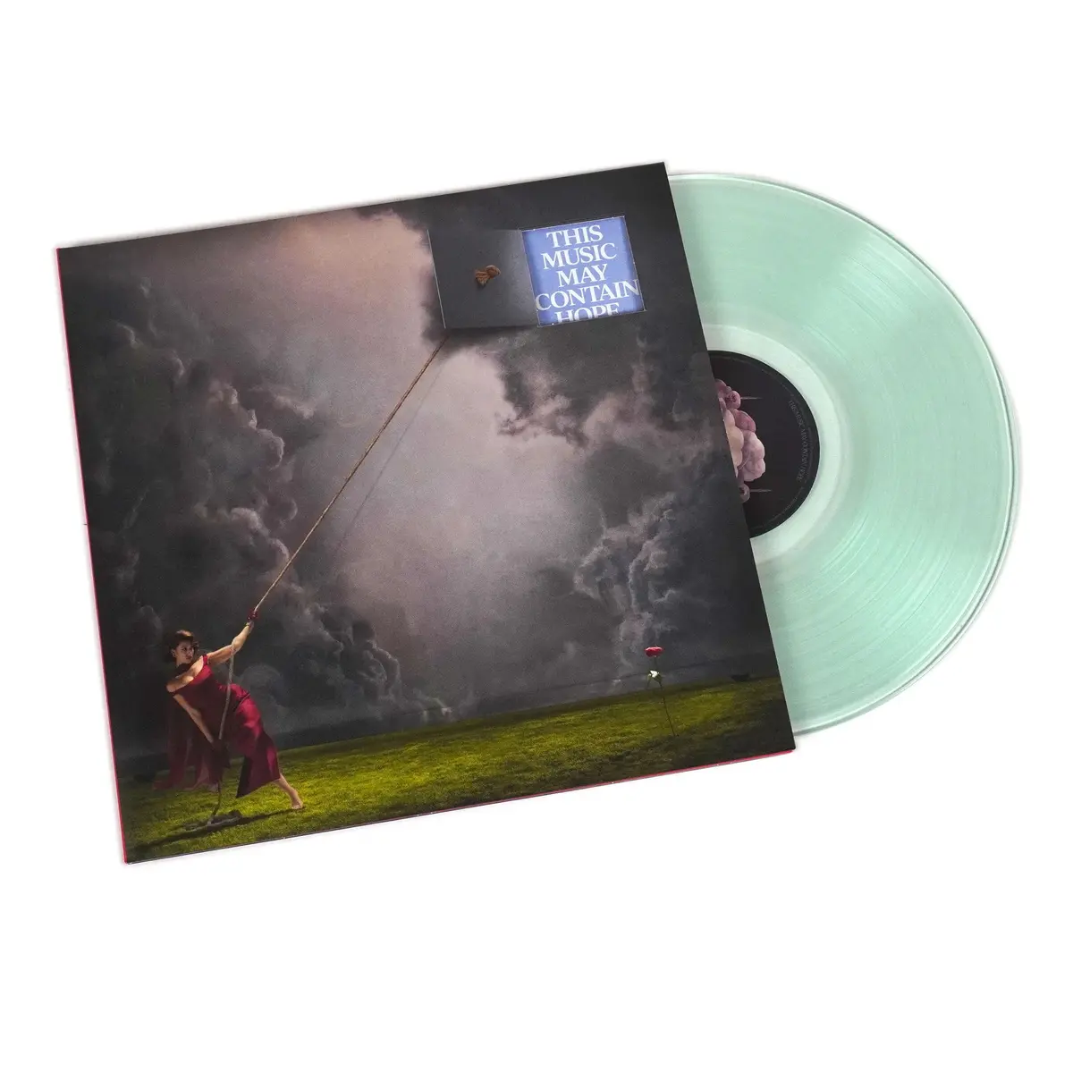 Raye- This Music May Contain Hope (Indie Exclusive Coke Bottle Clear Vinyl) (Damaged) 1