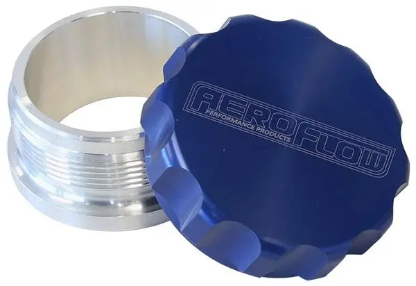 2-Inch Billet Aluminum Weld-On Fuel Filler Cap – Blue Af460-32Bl 1