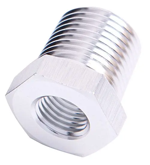 1/2" To 1/4" Npt Pipe Reducer Fitting – Brass Compression Adapter Af912-08-04S 1