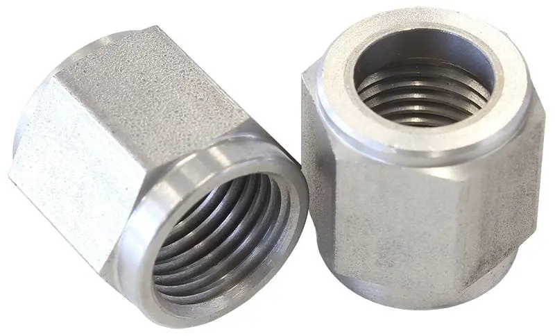 -8An To 1/2" Stainless Steel Tube Nut Fitting – Af818-08-Ss 1