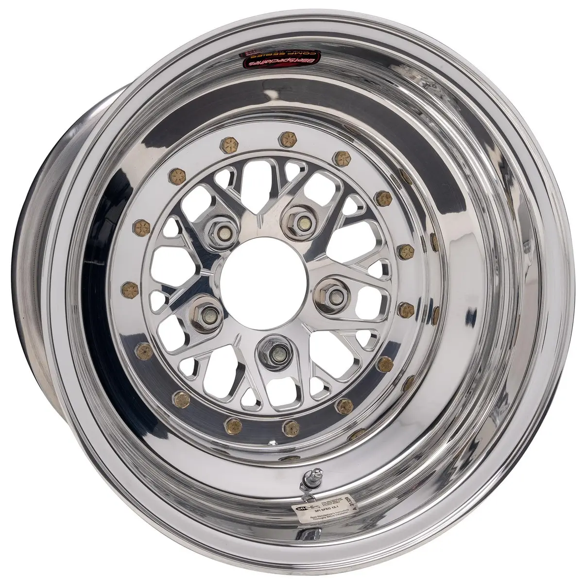 Billet Specialties Csb085 Forged Billet Wheel – 15X6.5 Inch Drag Race Configuration 1