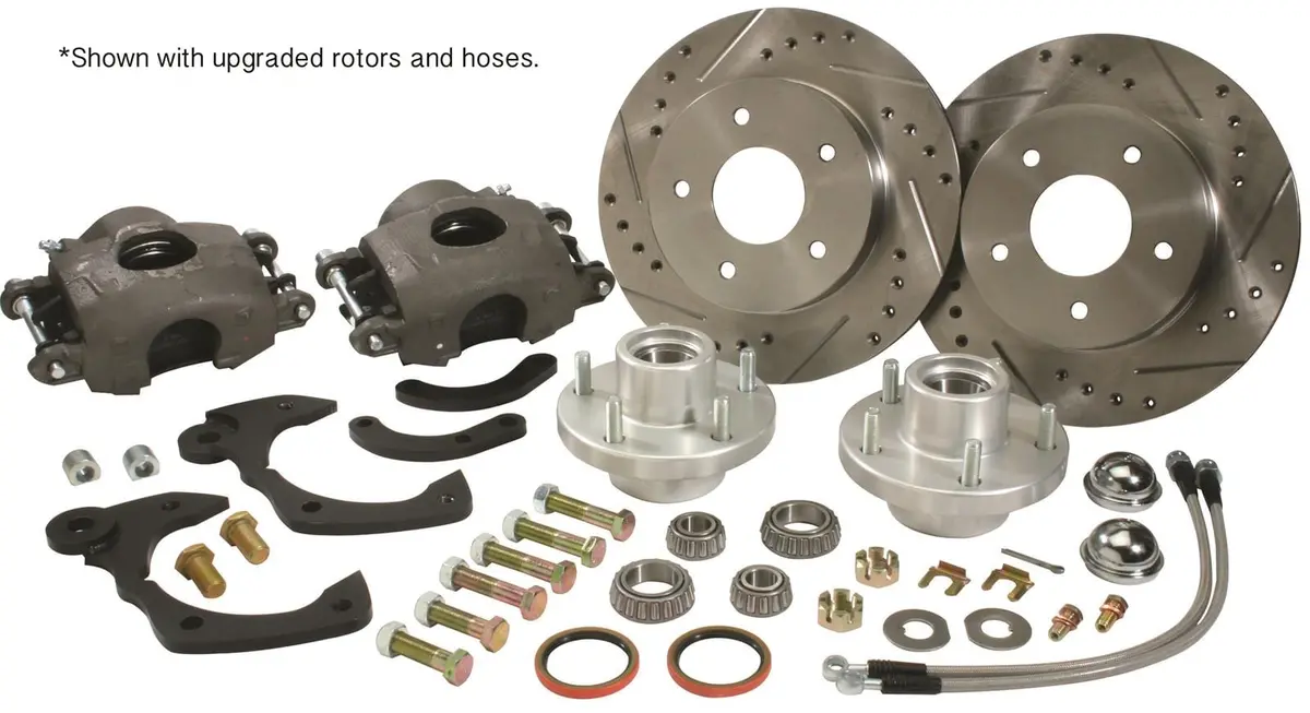 Classic Performance Front Disc Brake Conversion Kit 5558Wbk-So 1