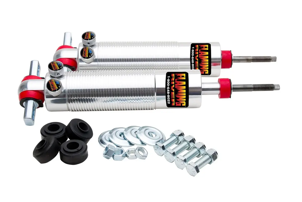 Flaming River Fr70080 Dual Adjustable Smooth-Body Coilover Shocks 1