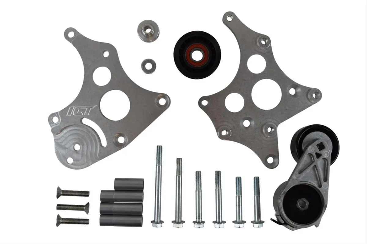Ict Billet 551750-1 Alternator Bracket – Cnc-Machined Aluminum Mounting Kit 1