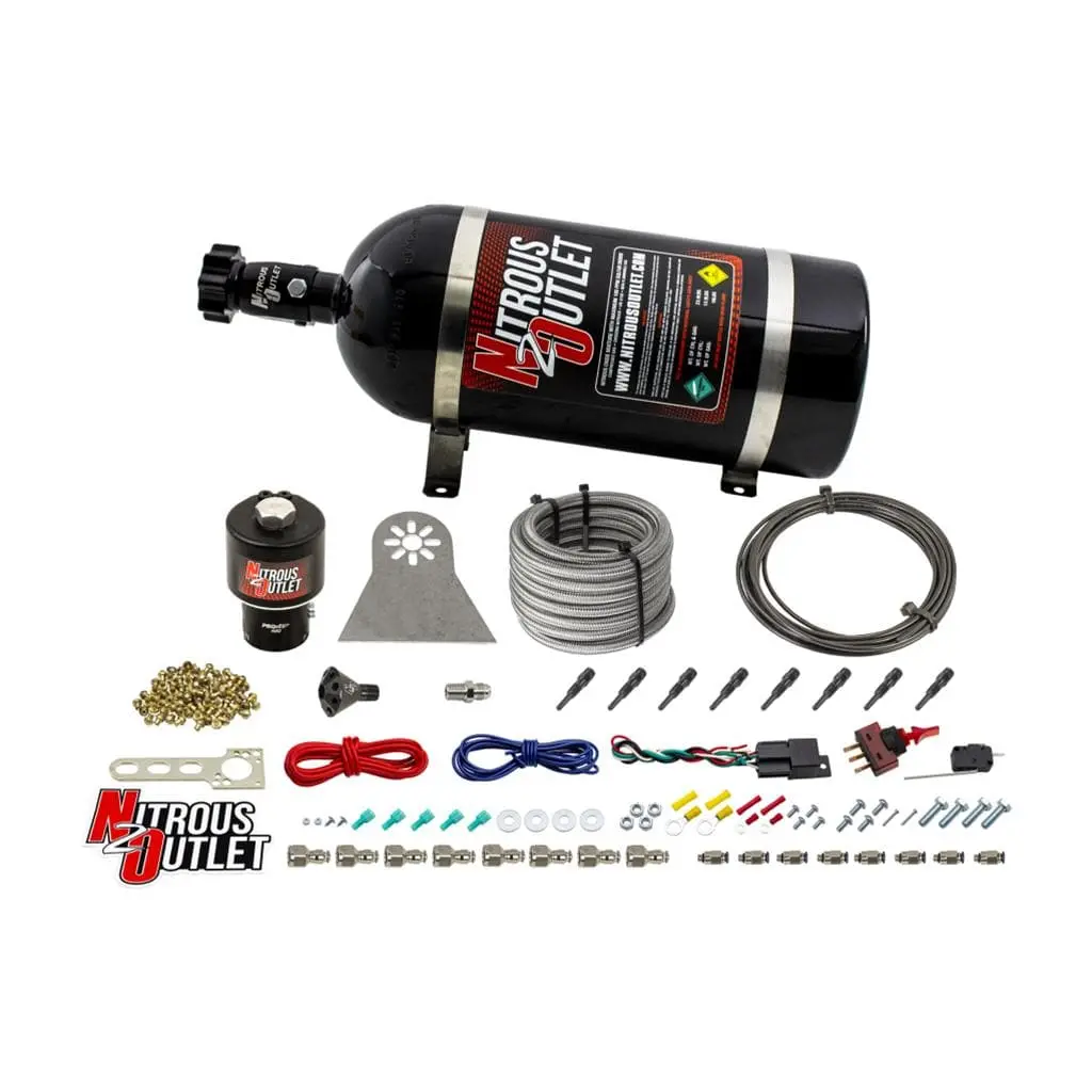 Nitrous Outlet 00-10481-T-Dry-10 Dry Nitrous System Kit 1