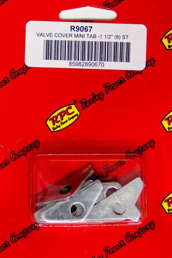 Chrome Steel Mini Tab Fasteners – 1.5" Wide (8-Pack) Rpcr9067 1
